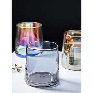 [Local Seller] [BUY 5 GET 1 FREE] INS Style, Whiskey Cup, Water Cup,Beer Mug,Thick Bottom, Geometric Glass