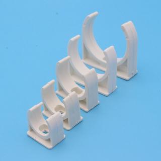 5 Pcs 20/25/32/40/50mm PVC Pipe Clamps Water Pipe Support PVC Pipe Connectors Garden Irrigation Tube Bracket Pipe Fittings