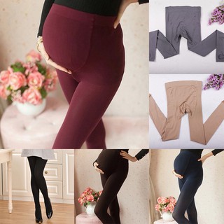 Pregnant Women Winter Thicken Tights Maternity Warm Footed Leggings Pantyhose D04