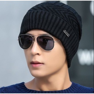 Man hat in winter to keep warm knitted turtleneck cap han edition earmuffs door plus velvet cotton padded 10 styles