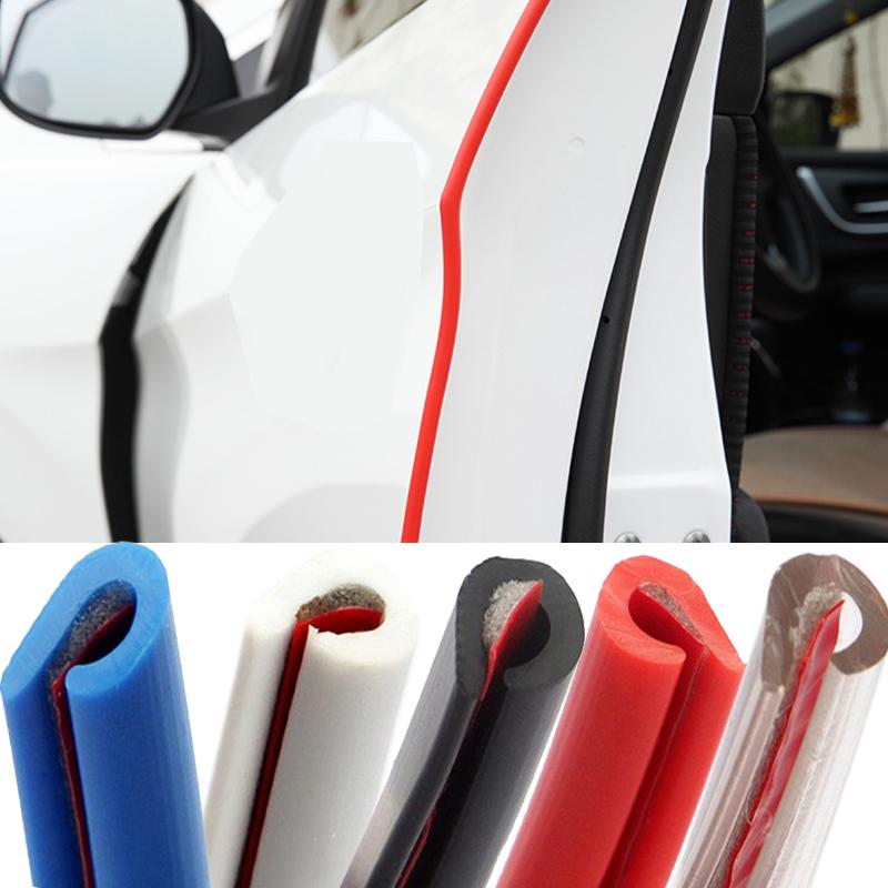 Car Door Scratch Protector Edge Guard Cover Protection Sticker Strip 5 meters