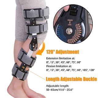 【Happylife】Medical Grade Adjustable Knee Leg Brace Suppport & Protect Knee Universal Size-HP