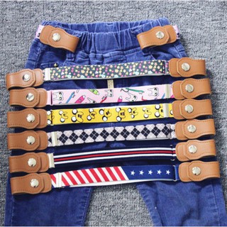 Children'S Anti-Drop Pants Elastic Waist Belt