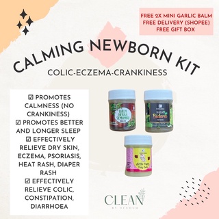 💯ORIGINAL from HQ Calming Newborn Set Colic, Eczema, Rashes, Crankiness, Sleep Easy