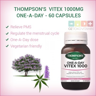 Thompson's Vitex 1000mg One-A-Day Relieve PMS - 60 Capsules