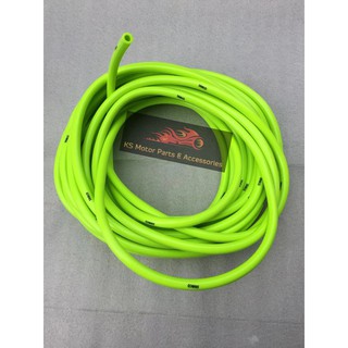 [Shop Malaysia] READY STOCK SAMCO FUEL GAS LUBRICANT HOSE /7MM/NEON YELLOW/BLUE/FLUORESCENT/18CM/100CM