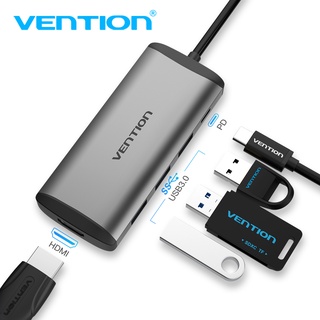 Vention Active USB C Hub Converter 5 in 1 Adapter Docking Station Type C to USB 3.0/HDMI/PD New Arrival USB HUB
