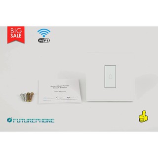 TUYA 20A Water Heater Switch Smart Wifi Touch Wall Switch Timing Remote Control Work With Google Home and Alexa Tuya wifi Aircond/Water Heater Smart Switch 20A WIFI Remote Control Touch VoiceControl Tuya Timer Work with Alexa Google Tuya / Smart Life WiFi