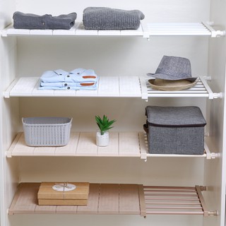 Adjustable Closet Organizer Bathroom Cabinet Holders Wardrobe Shelf Wall Mounted