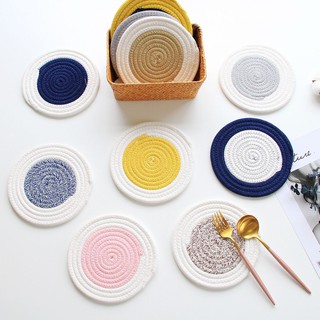 Nordic Linen Kitchen Table Mats for Dining Table Cup Drink Coasters Christmas Placemats for Table Mug Coasters