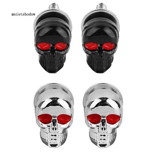 MISD 1 Pair Motorcycle Car Accessories Skull License Plate Frame Bolts Screw Fastener