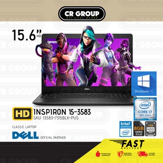[Same Day Delivery] Dell Inspiron 15 3583 8th Gen | Intel® Core™ i7-8565U | Up to 4.6GHz | 8GB DDR4 | 1TB SATA | 15.6 HD