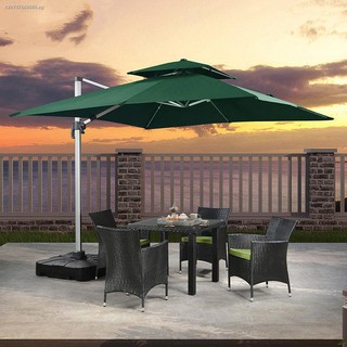 ℗❀♤Outdoor parasols sun umbrellas large stall patio rain shed Roman villa balcony parasols<