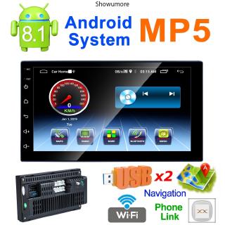 [ready stock] 7 "Ganda 2Din Android 8.1 Car MP5 Player Layar Sentuh Radio Stereo Bluetooth