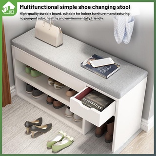 Shoe changing stool modern minimalist multifunctional simple shoe rack multi-layer household doorway storage shoes