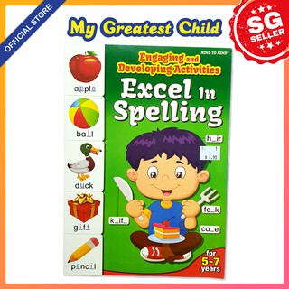 [Ready Stock] (Aged 5-7) Excel in Spelling Engaging & Developing Activities Assessment Book Mind to Mind Paperback