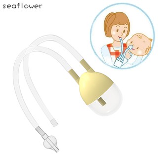 ♪♬❦ New Born Baby Safety Nose Cleaner Vacuum Suction Nasal Aspirator Bodyguard Flu Protection