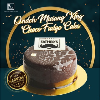 [Durian Edition] D.Lab's Ondeh Musang King Choco Fudge Cake (MSW/Cake/Father's Day) Durian Delivery