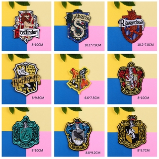 Harry Potter Ravenclaw/Hogwarts/Slytherin/Hufflepuff Patches DIY Sew/Iron on Embroidery Patch