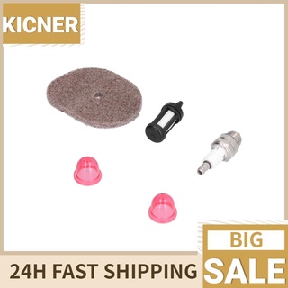 Kicner Air Fuel Filter Spark Primer Bulb For FS40 FS40C FS50C Lawn Mower Trimm BG