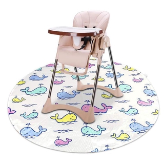 SOME Baby Kids Feeding High Chair Splash Round Mat Anti Slip Foldable Floor Protector