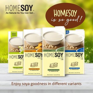 HOMESOY (soya milk) 6 pack X 1L ( 4 Flavor)
