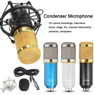 BM-800 Audio Condenser Microphone Studio Sound Recording Mic With Shock Mount