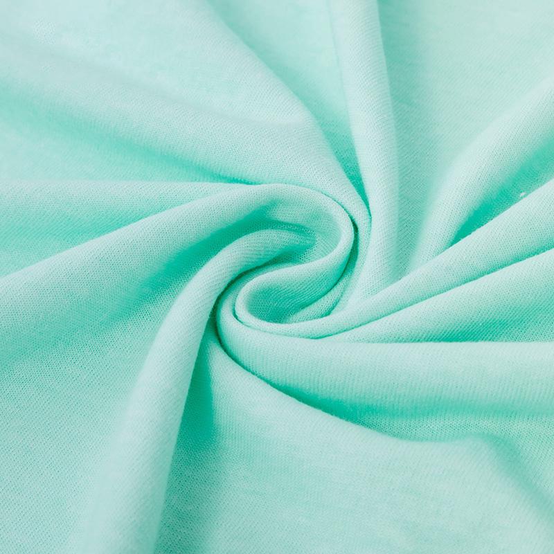 Manufacturer Sale in Stock Candy Color Blend Knitted Cotton Nylon Fabric 1meter F302591