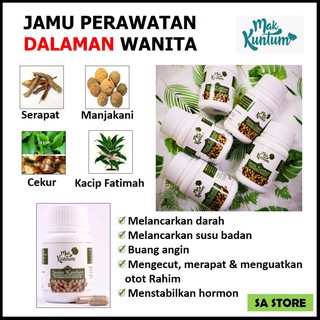 [Shop Malaysia] Jamu Mak Kuntum Care In ORIGINAL Women (30 Seeds) / Maternity Medicine / Disorder Herbal Medicine / Daily Herbal Medicine (1)