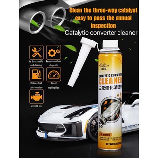 Catalytic converter cleaner agent to carbon deposits /dismantling-free automobile sensor exhaust carburetor fuel cleaner
