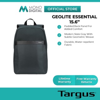 [Shop Malaysia] Targus 15.6” Geolite Essential / Plus Laptop Backpack/Business Backpack Lightweight & Weather Resistant
