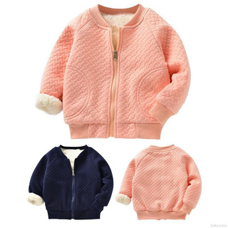 Baby Kids Jacket Plus Velvet Thick Coat Fashion Cotton Baseball Set
