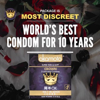 Okamoto Crown 3s Condom, Japan's number 1 condom