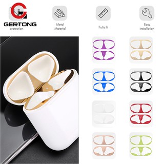 Metal Dust Guard Film for Apple AirPods Case Protective Sticker Skin Protecting