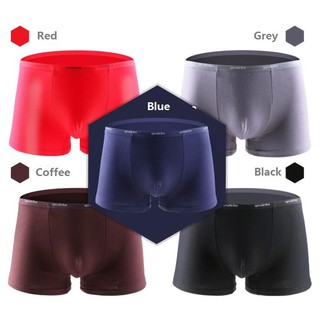 Alimoo Men's Modal Solid Breathable Underwear Men Comfortable Boxer Shorts K029