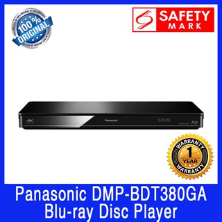 Panasonic DMP-BDT380GA Blu-ray Disc Player. 4k(UHD) Upscaling. Internet Apps. Display and Share Content. Local SG Stocks