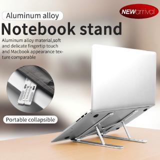 Aluminum Alloy Adjustable Laptop Stand Folding Portable for Notebook MacBook Computer Bracket Lifting Cooling Holder Non-slip