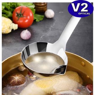 Factory outlet Stainless Steel Scoop Filter Grease Spoon Colander Spoon Soup Oil Separation Cooking Colander Tools Home Kitchen