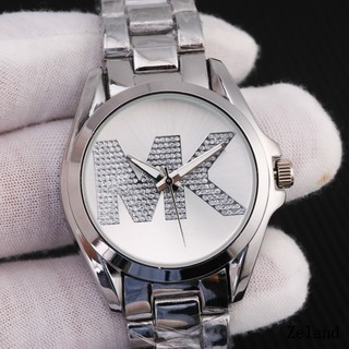 Fashion MK watch Diamond inlaid steel strap watch 38mm men and women business wrist watch Student trend watch