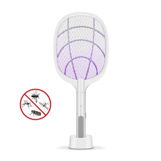 2 in 1 3000V Mosquito Swatter Zapper USB 1200mAh Rechargeable Mosquito killer Kill Fly Bug Zapper Killer