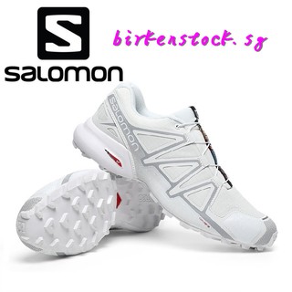 【Ready Stock】 Salomon SPEEDCROSS PRO04 Silver white Men's Trail Running Shoes Outdoor Hiking Shoes Sports Climbing Water Shoes Casual Shoes