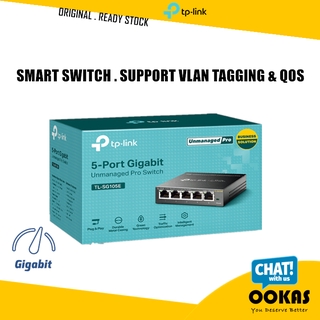 [Shop Malaysia] TP-Link 5 Port Gigabit Unmanaged Pro Switch TL-SG105E With LAN Features