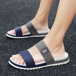 Summer men's trend travel sandals fashion new Korean one character slippers individual trend antiskid men's sandals