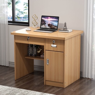 ▦✼Desk drawer with lock 80CM students Desk, bedroom, writing desk, 1 meter desktop computer desk, economical table