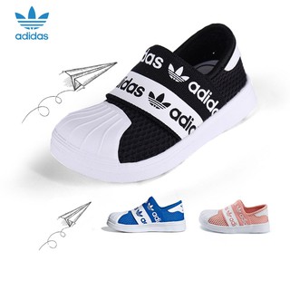 Adidas baby kids shoes classic soft shell causal slip-ons soft bottom breathable mesh baby sports running trainers Non-slip lightweight Wear-resisting children footwears for 2,3,4,5,6,7years child fashionable sneakers *Ready Stock*