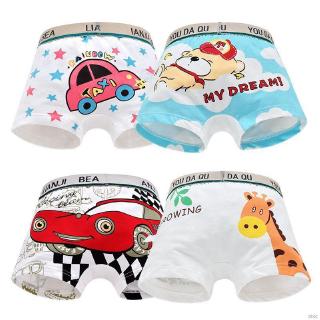 Boys Underwear Children Cartoon Animal Print Cotton Panties Boxer Briefs Shorts Toddler Kids Bottoms