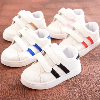 Children's board shoes new student children's shoes shell toe sports small white shoes explosive style boys board shoes