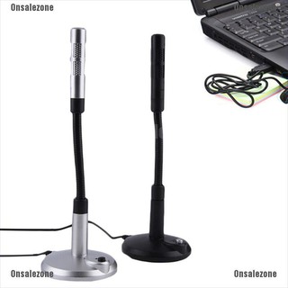 [Ready Onsalezone] USB Microphone for Computer PC Desktop Laptop Notebook Cable Recording Gaming