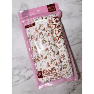 [SG READY STOCK] Hello Kitt/My Melody/CNY Floral/Fortune Cat 招财猫 3 Ply Soft Disposable Adult Face Mask