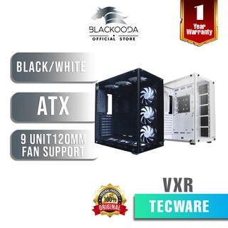 [READY STOCK]TECWARE VXR Black TG PREMIUM ATX GAMING CASE